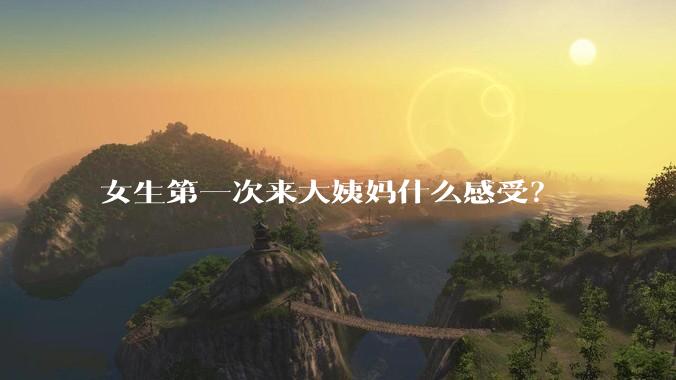 女生第一次来大姨妈什么感受？